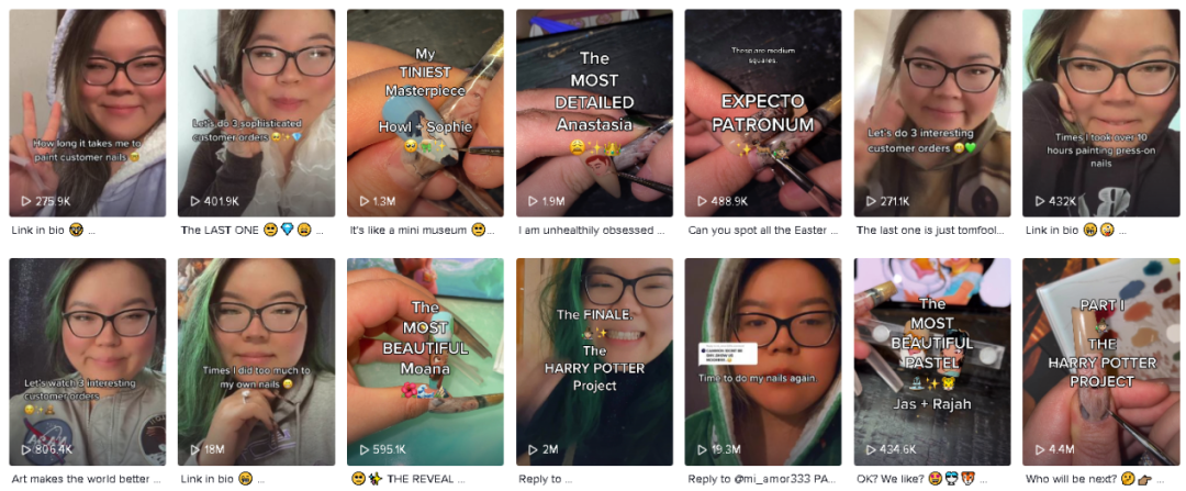 With a business of up to 300 US dollars, this nail artist almost broke down TikTok users