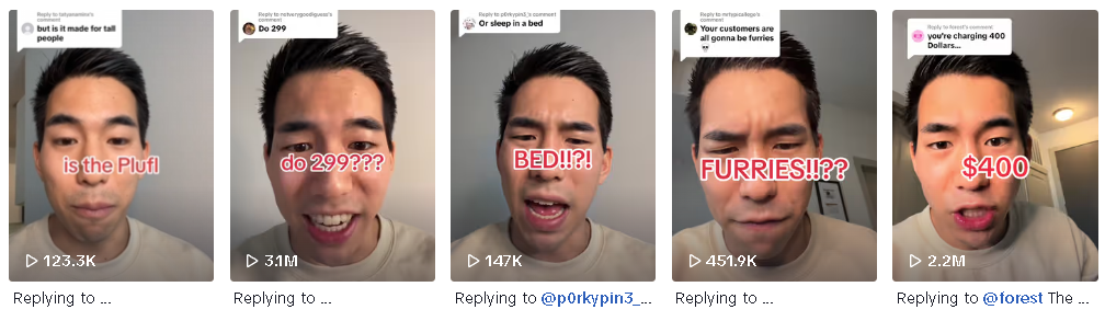 Two recent college grads create a human dog bed that goes viral on TikTok