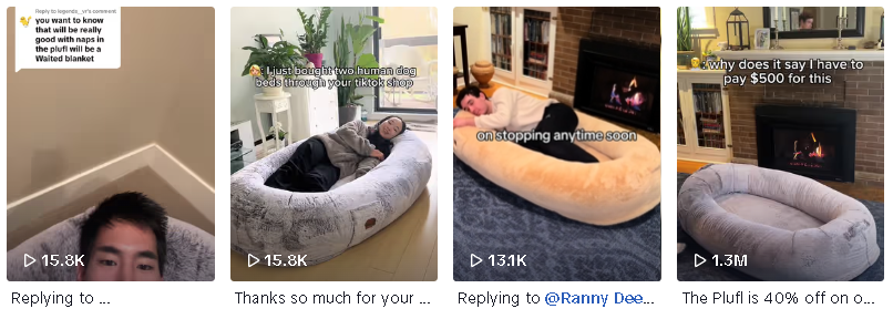 Two recent college grads create a human dog bed that goes viral on TikTok